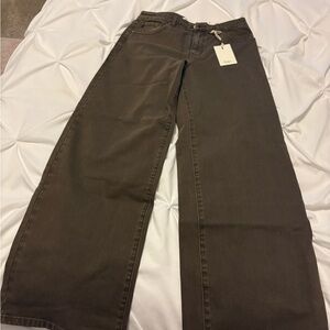 KanCan Women’s Relaxed Fit Brown Jeans